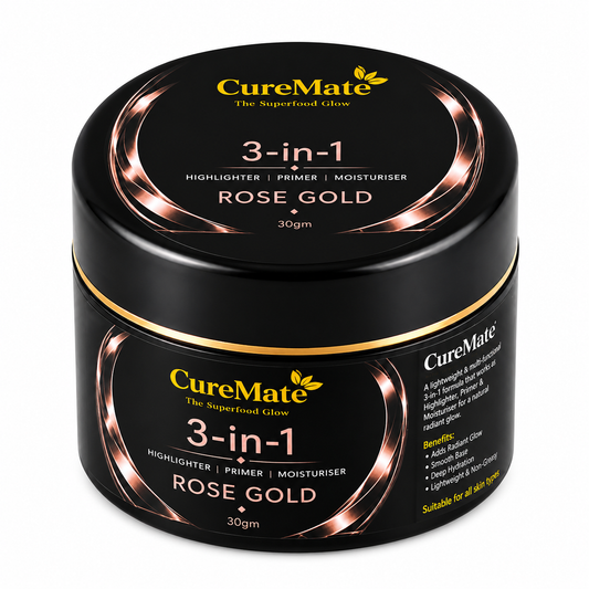 3-in-1 Rose Gold Primer Cream